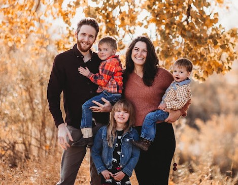 Dr. Paul Embleton with his family